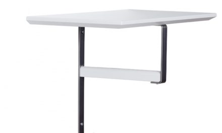 FURBO Niva – hattehylde, 49 cm. Hvid