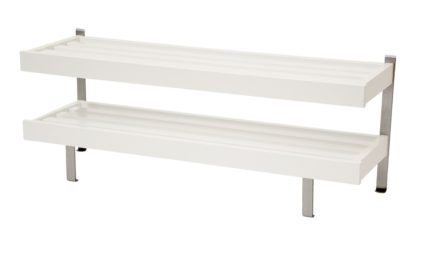 FURBO Nadja – dobbelt skohylde, gulvmodel, 50 cm. Hvid