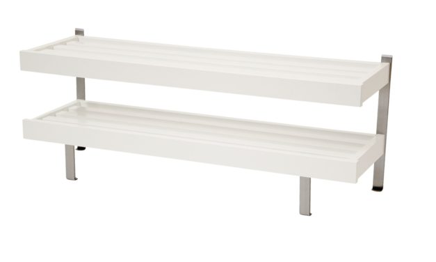 FURBO Nadja – dobbelt skohylde, gulvmodel, 80 cm. Hvid