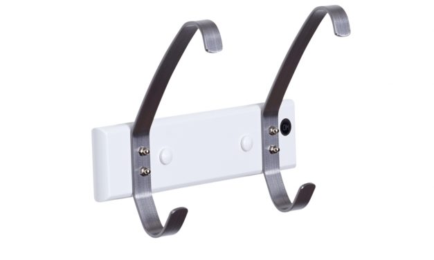 FURBO Rock – knagerække, 24 cm. Hvid