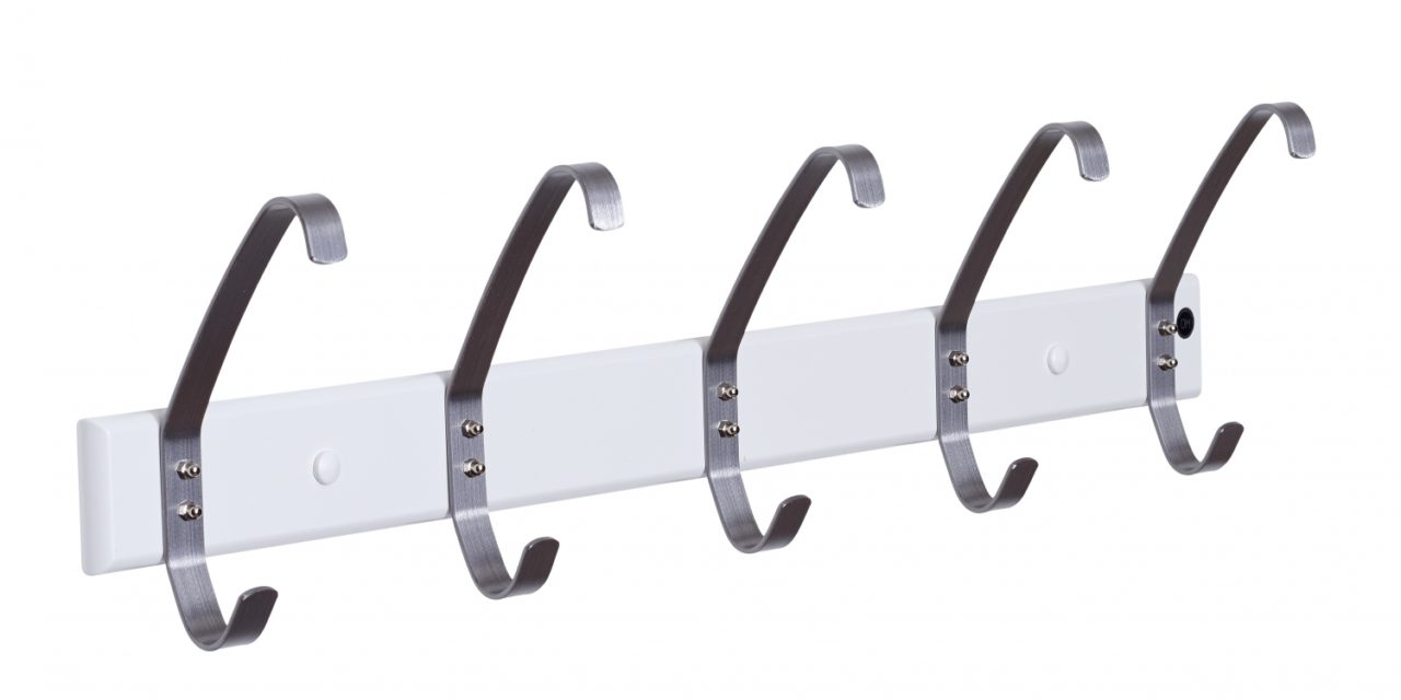 FURBO Rock – knagerække, 72 cm. Hvid