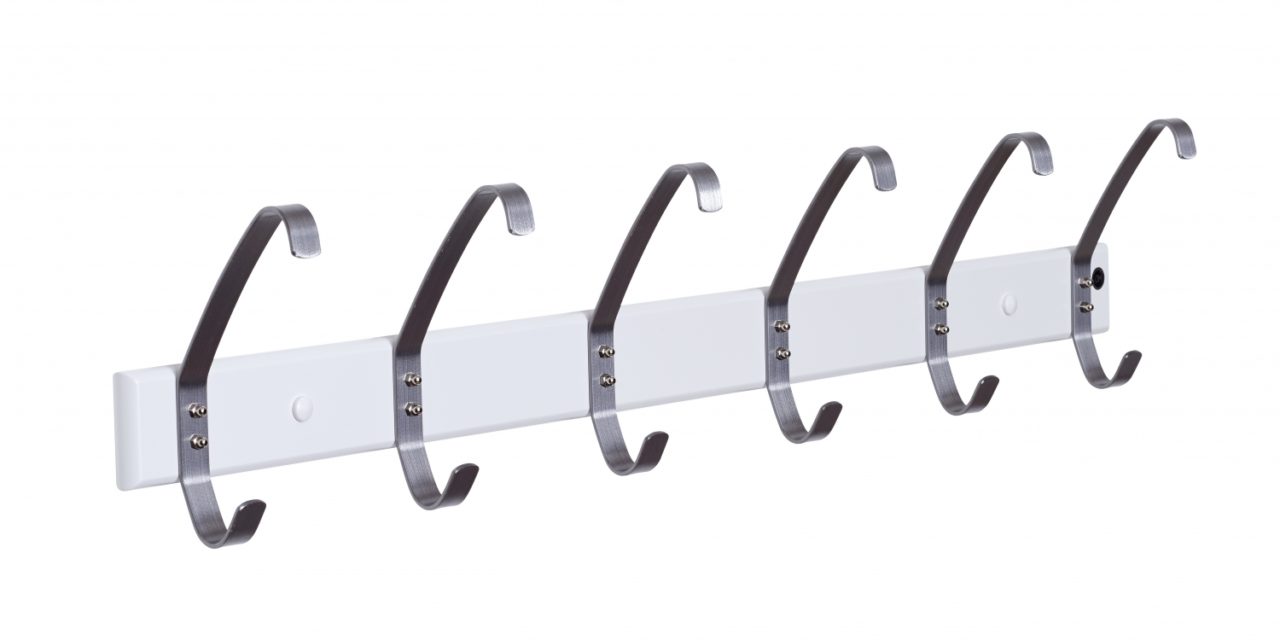 FURBO Rock – knagerække, 88 cm. Hvid