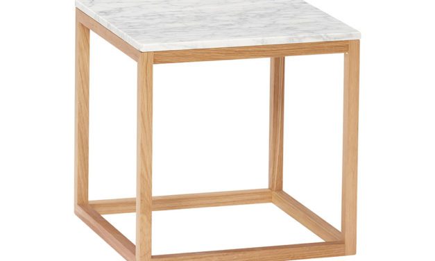 H&Uuml;BSCH Marmor Bord med træstel