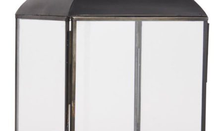 IB LAURSEN Christian lanterne – sort metal og glas