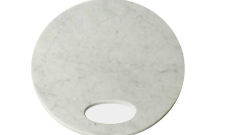 Marmor skærebræt grå.