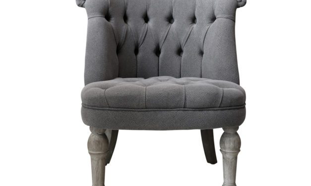 CHIC ANTIQUE Fransk Lænestol i hørstof