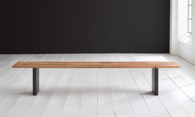 Concept 4 You Spisebordsbænk – T-Ben 180 x 40 cm 3 cm 01 = olie