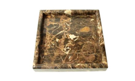 Dunos marmor fad softet kant firkantet brun