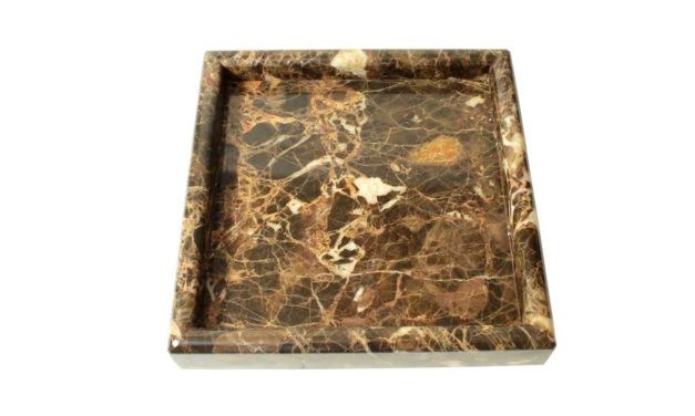Dunos marmor fad softet kant firkantet brun