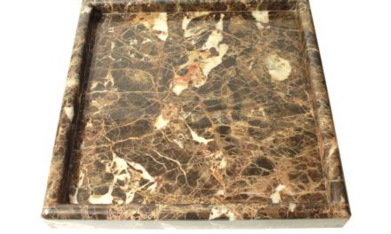 Dunos marmor fad softet kant firkantet brun