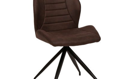 HOUSE NORDIC Fredericia spisebordsstol – mørkebrunt mikrofiber stof