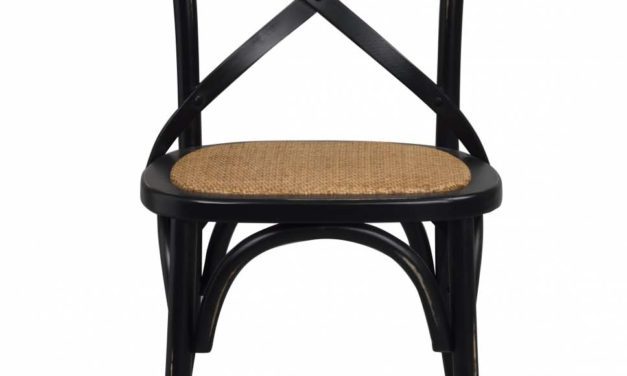 Gaston spisebordsstol – sort vintage