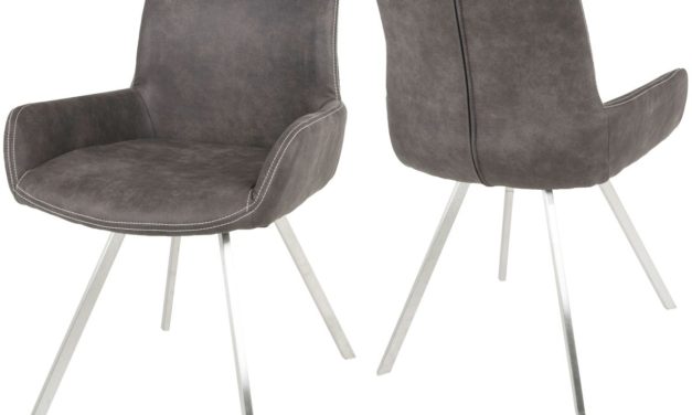 CANETT Casanova spisebordsstol – Antracitgrå