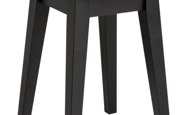 Confetti skammel – sort eg