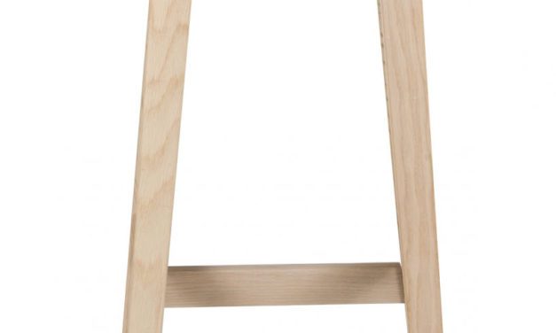 Confetti barstol – hvidpigmenteret eg