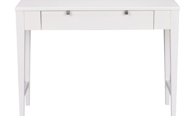 Confetti konsolbord – hvidt birk, m. skuffe