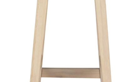 Metro taburet – hvidolieret eg, høj