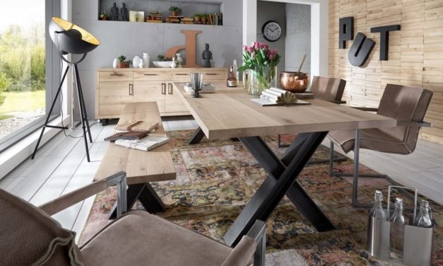 BODAHL Woodstock plankebord – lige kant, m. udtræk 200 x 100 cm X-ben