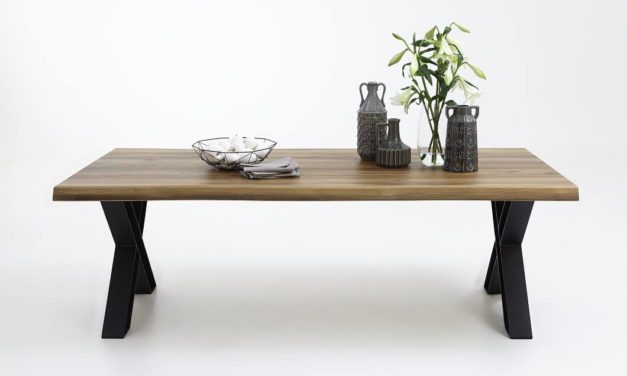 BODAHL Nature plankebord med X-ben – Olieret eg 240 x 100 cm 01 = olie