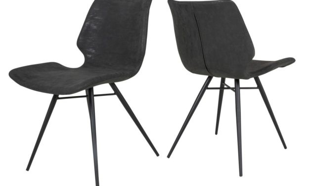 CANETT Amelia spisebordsstol – Sort