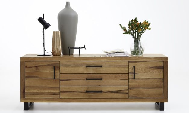 BODAHL Nature skænk – Olieret eg, m. skuffer og låger