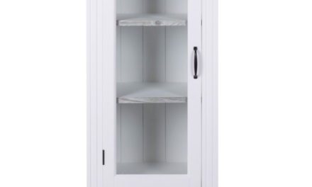 CANETT Florenzio vitrine tårn 1 låge 1 skuffe