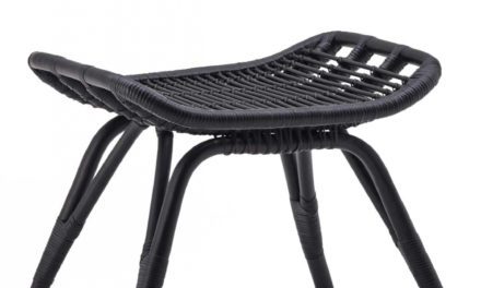 SIKA DESIGN Monet fodskammel – Sort