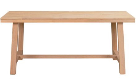 Brooklyn spisebord – børstet eg m. udtræk (170×95)