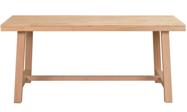Brooklyn spisebord – børstet eg m. udtræk (170×95)