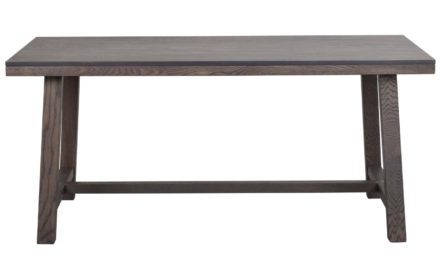 Brooklyn spisebord – røget eg m. udtræk (170×95)