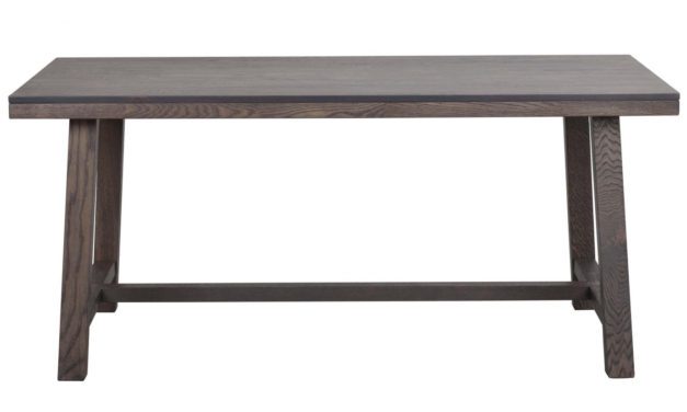 Brooklyn spisebord – røget eg m. udtræk (170×95)
