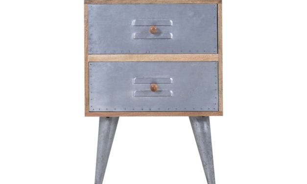 CANETT Leipzig sengebord 2 skuffer