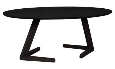 CANETT Ollie sofabord – Oval Sort