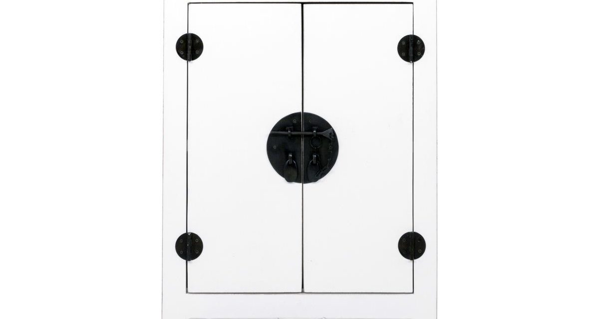 CANETT Pantai sengebord 2 låger – Hvid