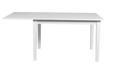 Wittskar klapbord – Hvidt træ, 120-165
