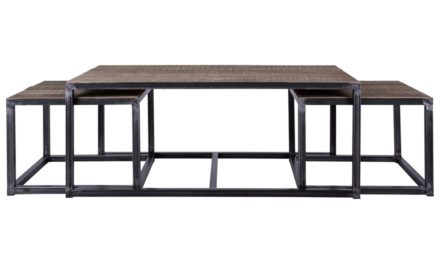 CANETT Blackwood indskudsborde – Sæt 3/stk.