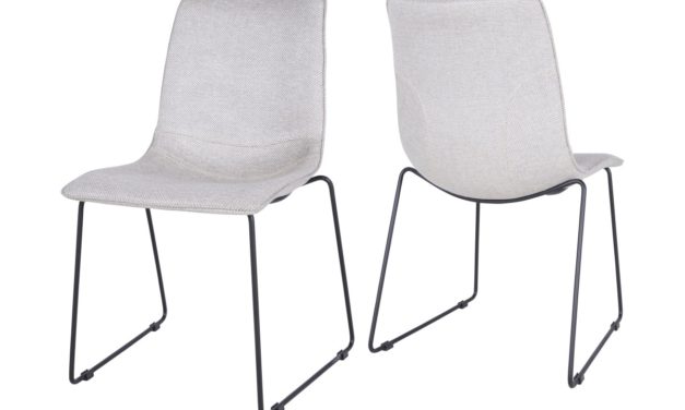 CANETT Delta spisebordsstol – Lysegrå