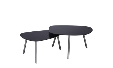 Malou sofabord i sort træ (88 x 62)