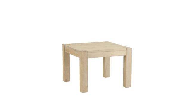 Texas hjørnebord i sæbebehandlet eg