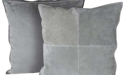 CANETT Rosi pude – lysegrøn ruskind, håndlavet