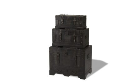 Kistesæt Sort Lige Låg