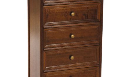 Torino kommode – Lakeret træ, 5 skuffer