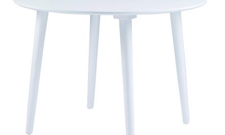 Lotta spisebord – hvid, rund (Ø106)