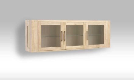 Verona Hængevitrine m. 3 glaslåger