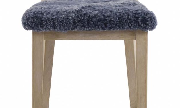 Dylan barstol – hvidpigmenteret eg, fåreskindshynde