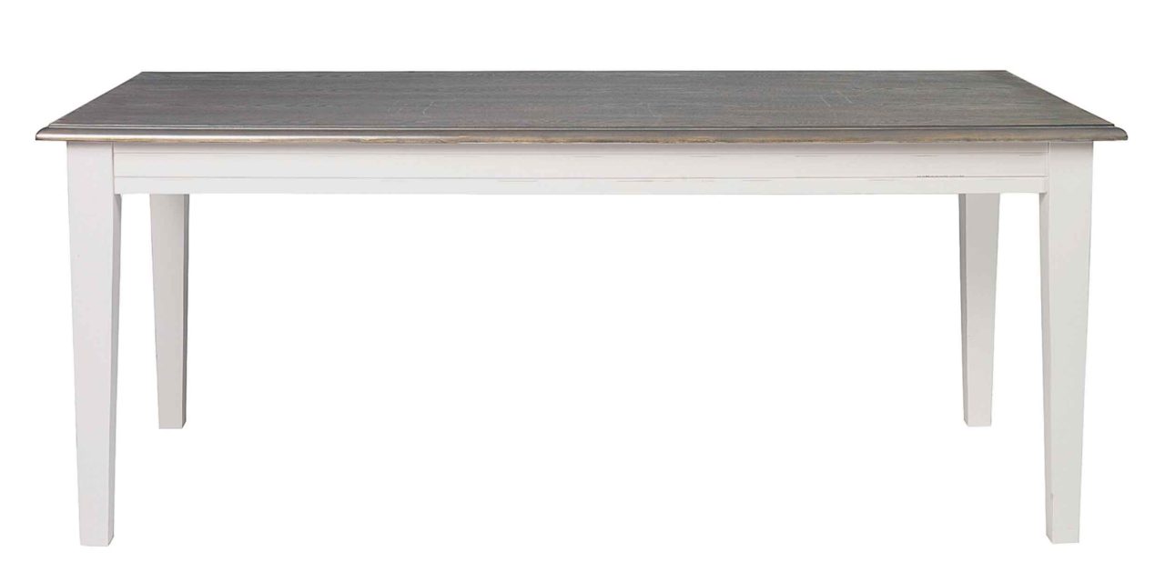 Viktoria spisebord – Grå bordplade, 190×95