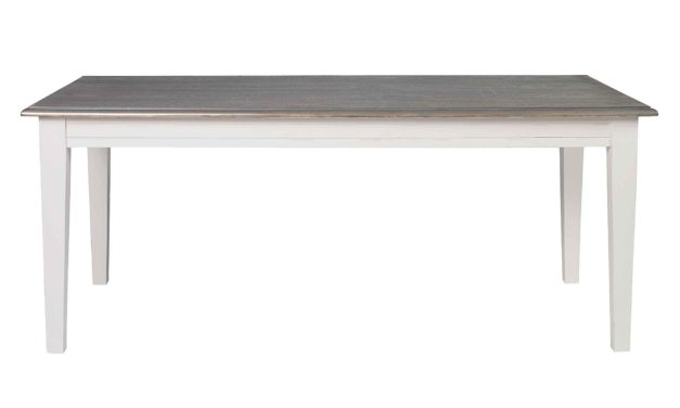 Viktoria spisebord – Grå bordplade, 190×95