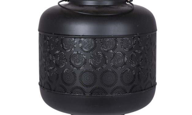 CANETT Magway lanterne – sort jern