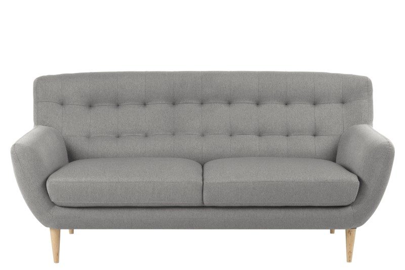 Oswald lysegrå 3 personers sofa
