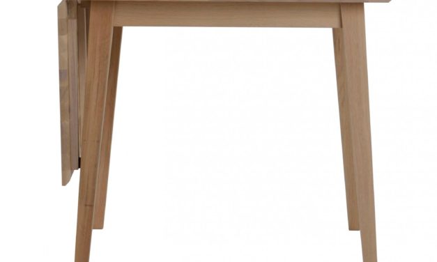 Filippa spisebord – olieret eg m. klap (80×80+45)